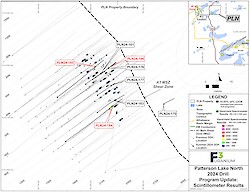 PLN S2024 Drill Update Map 1 Scint Results for NR_23Oct24